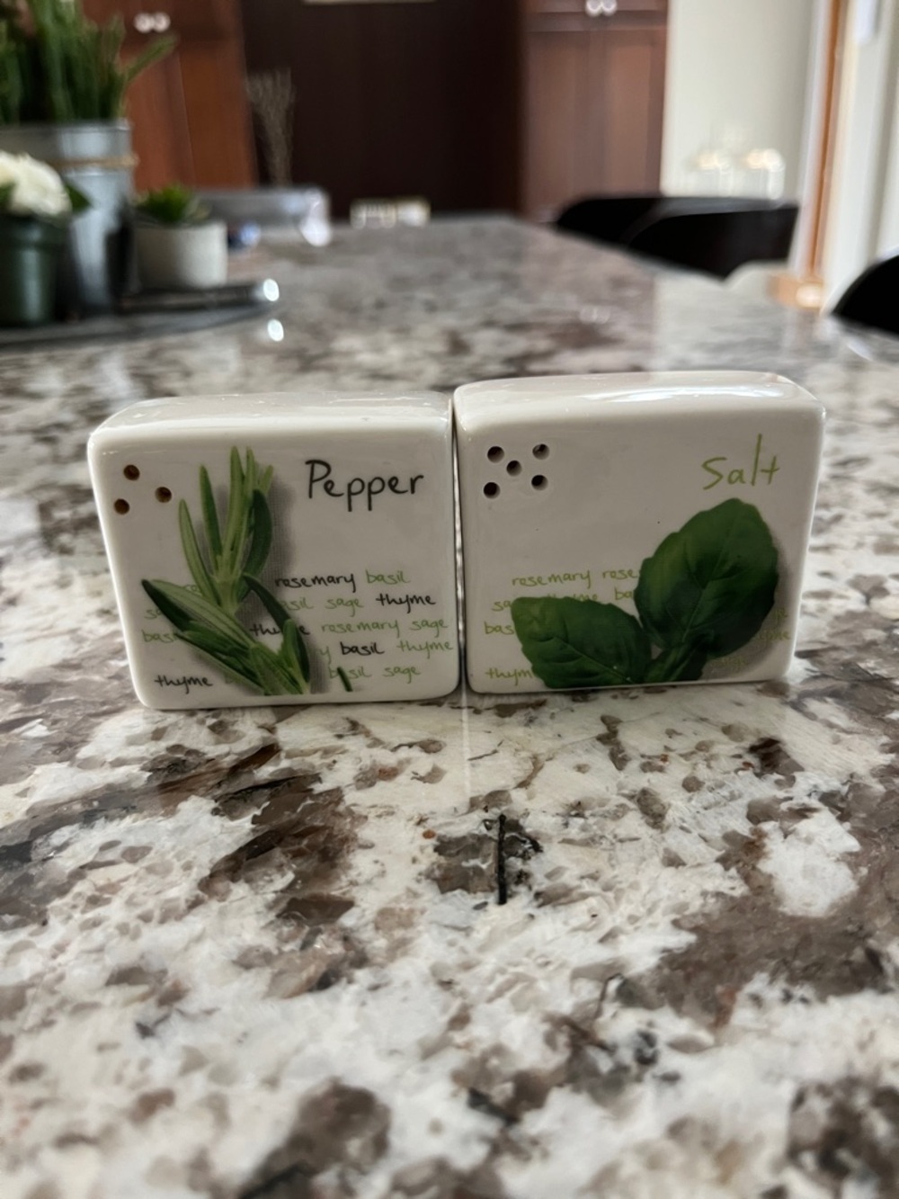 Vintage salt & pepper shakers